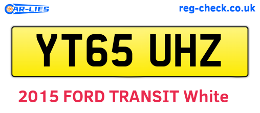 YT65UHZ are the vehicle registration plates.