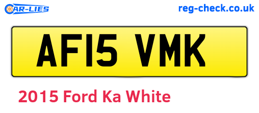 White 2015 Ford Ka (AF15VMK)