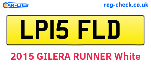 LP15FLD are the vehicle registration plates.
