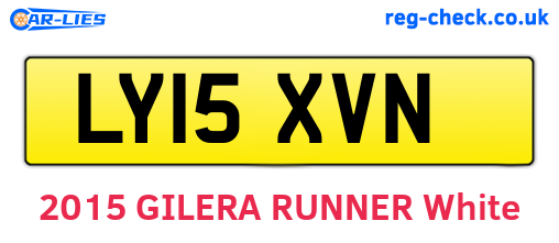 LY15XVN are the vehicle registration plates.