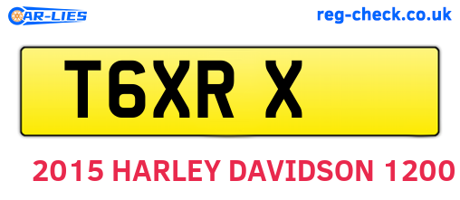 T6XRX are the vehicle registration plates.