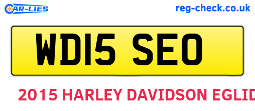 WD15SEO are the vehicle registration plates.