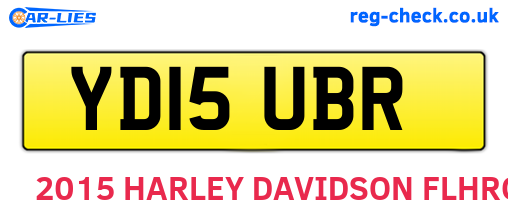 YD15UBR are the vehicle registration plates.