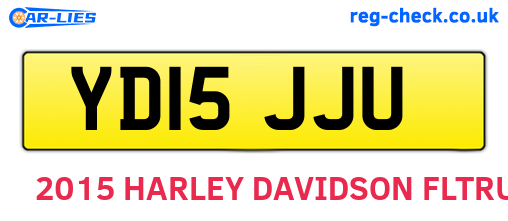 YD15JJU are the vehicle registration plates.