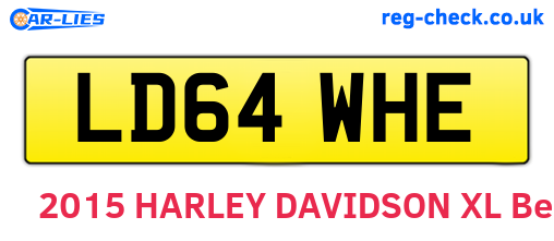 LD64WHE are the vehicle registration plates.
