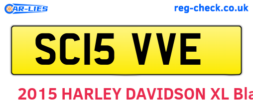 SC15VVE are the vehicle registration plates.