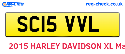 SC15VVL are the vehicle registration plates.