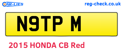 N9TPM are the vehicle registration plates.