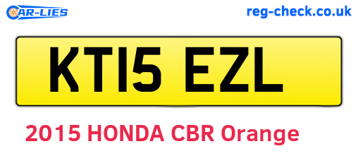 KT15EZL are the vehicle registration plates.