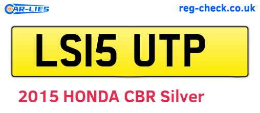 LS15UTP are the vehicle registration plates.