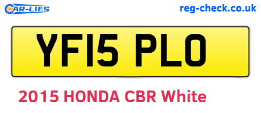 YF15PLO are the vehicle registration plates.