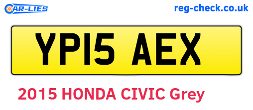 YP15AEX are the vehicle registration plates.