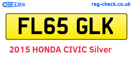 FL65GLK are the vehicle registration plates.