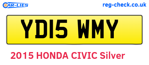 YD15WMY are the vehicle registration plates.
