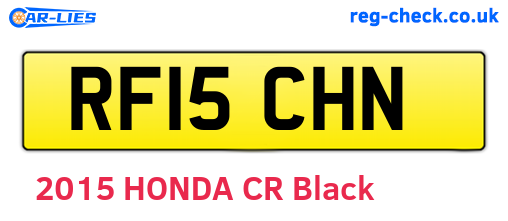 RF15CHN are the vehicle registration plates.