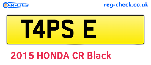 T4PSE are the vehicle registration plates.