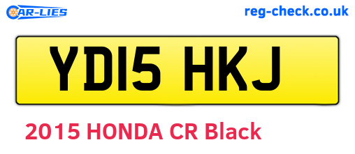 YD15HKJ are the vehicle registration plates.