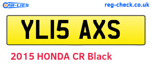 YL15AXS are the vehicle registration plates.