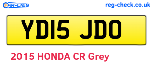 YD15JDO are the vehicle registration plates.