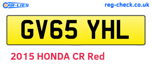 GV65YHL are the vehicle registration plates.