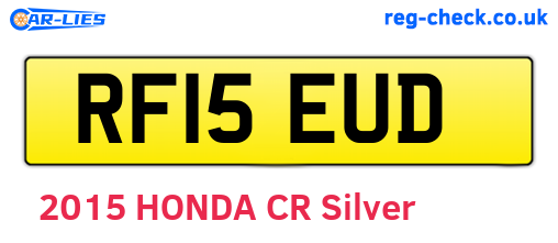 RF15EUD are the vehicle registration plates.