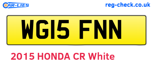 WG15FNN are the vehicle registration plates.