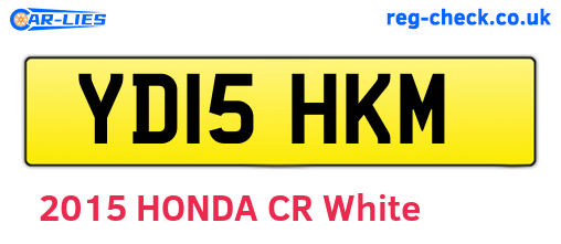 YD15HKM are the vehicle registration plates.