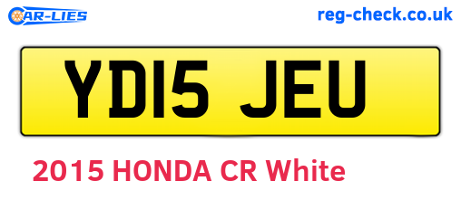 YD15JEU are the vehicle registration plates.