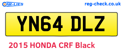 YN64DLZ are the vehicle registration plates.