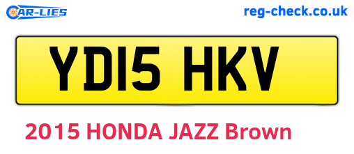 YD15HKV are the vehicle registration plates.
