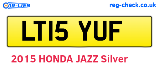 LT15YUF are the vehicle registration plates.