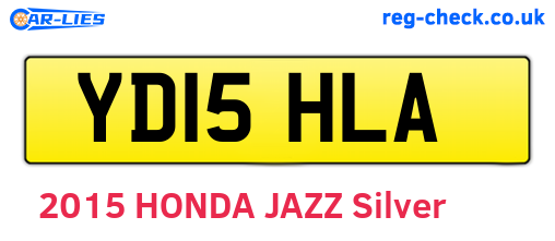 YD15HLA are the vehicle registration plates.