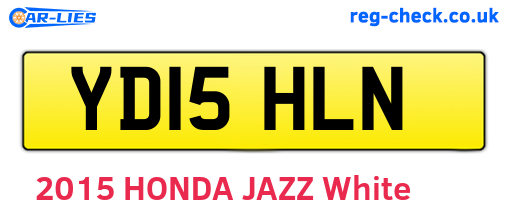 YD15HLN are the vehicle registration plates.