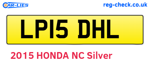 LP15DHL are the vehicle registration plates.