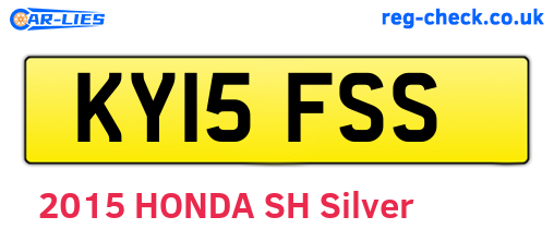 KY15FSS are the vehicle registration plates.