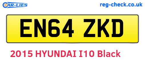 EN64ZKD are the vehicle registration plates.