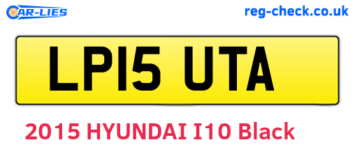 LP15UTA are the vehicle registration plates.