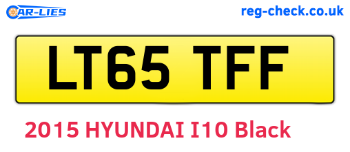 LT65TFF are the vehicle registration plates.