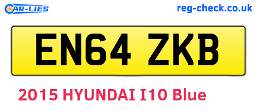 EN64ZKB are the vehicle registration plates.