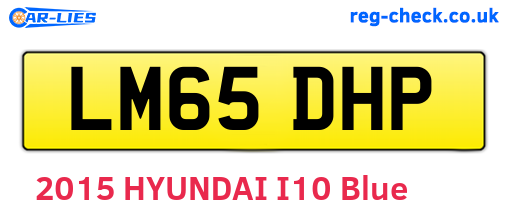 LM65DHP are the vehicle registration plates.