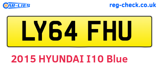 LY64FHU are the vehicle registration plates.