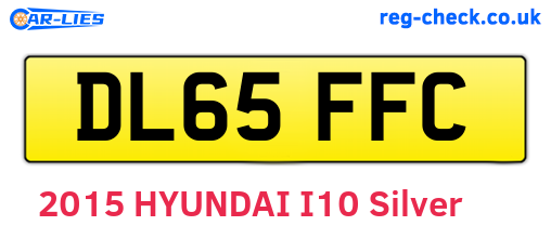 DL65FFC are the vehicle registration plates.