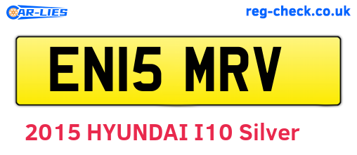 EN15MRV are the vehicle registration plates.