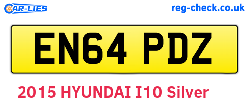 EN64PDZ are the vehicle registration plates.