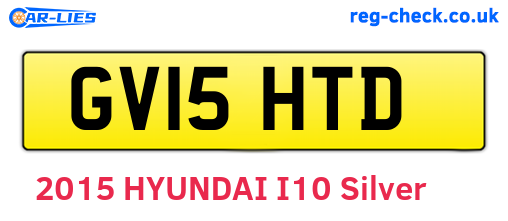 GV15HTD are the vehicle registration plates.