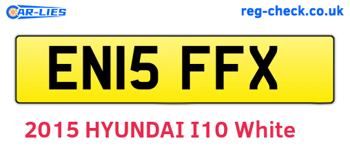 EN15FFX are the vehicle registration plates.
