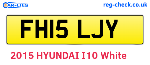 FH15LJY are the vehicle registration plates.