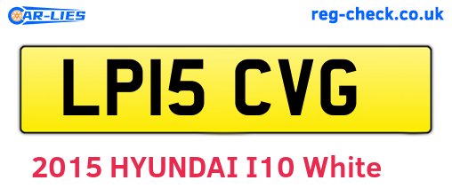 LP15CVG are the vehicle registration plates.