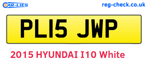 PL15JWP are the vehicle registration plates.