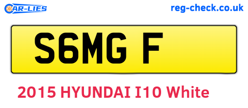 S6MGF are the vehicle registration plates.